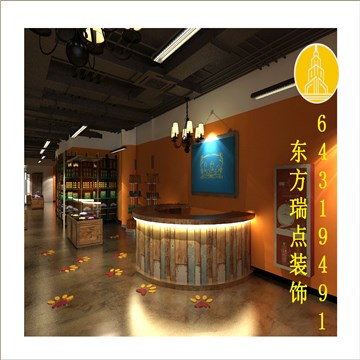 宠物店面装修.店面装修.