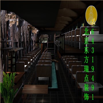 烧烤店装修,店面装修案例