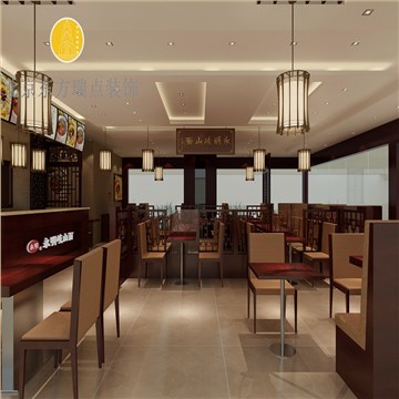 商铺装修,北京快餐店装修